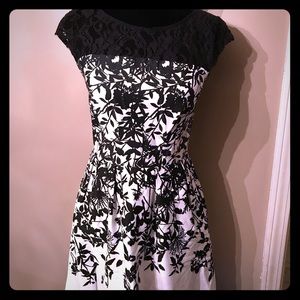 Black and white dress